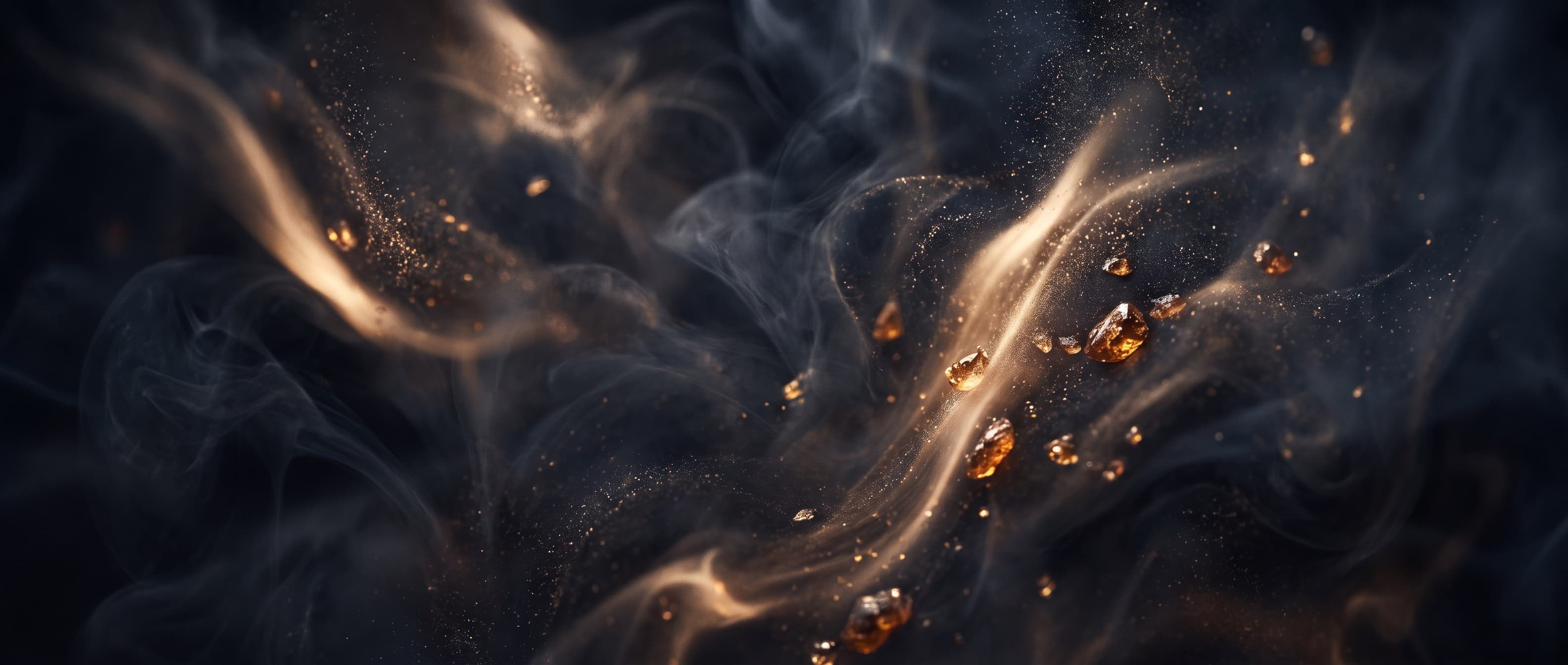 Gold oud smoke — the fragrance in the air